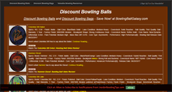 Desktop Screenshot of bowlingballgalaxy.com